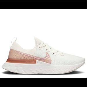 Nike Women’s React Infinity Run Flyknit Sail Artic Pink CD4372-103 - sz 6 - New